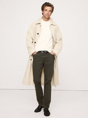 Banana Republic Traveler Slim Pants - Dark Olive Green Size 33x34